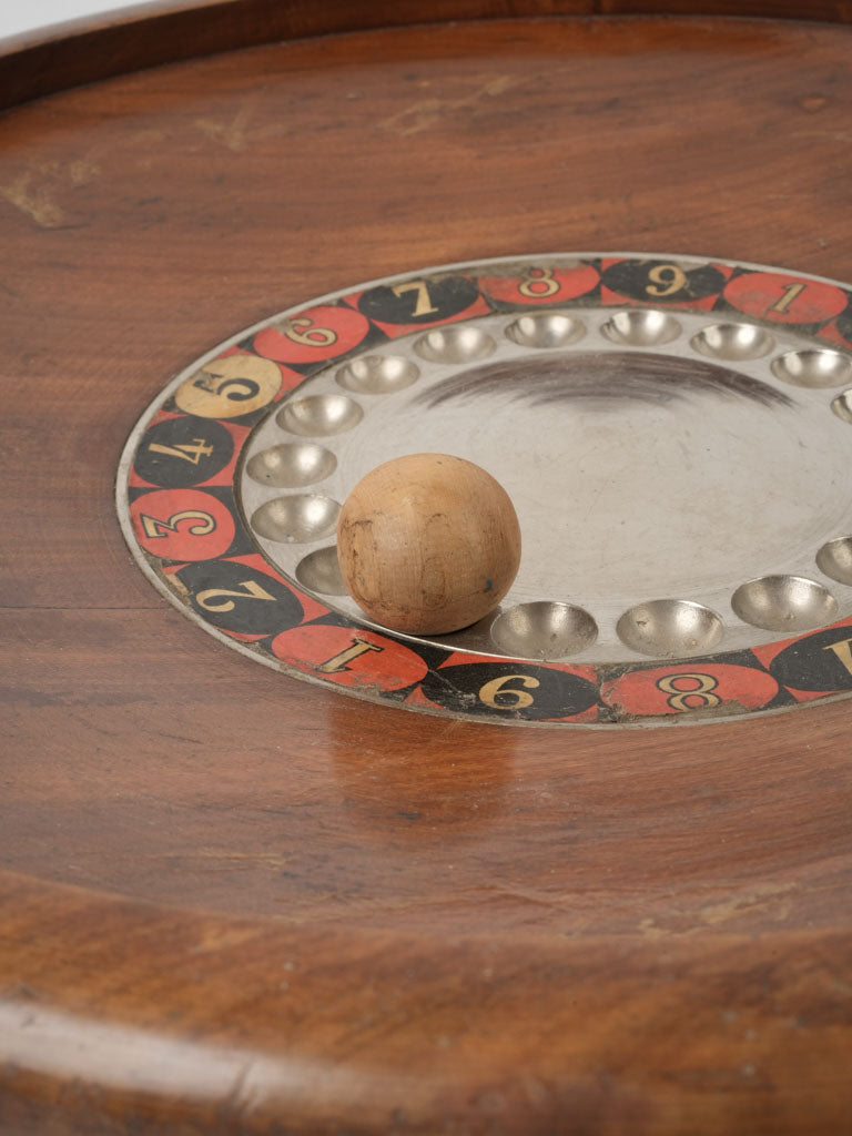 Retro Salvaged Original Roulette Top