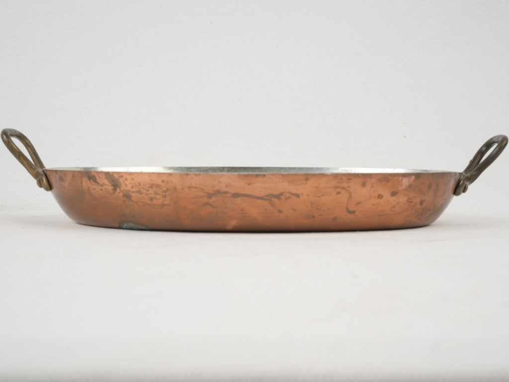 Vintage re-tinned French country copperware