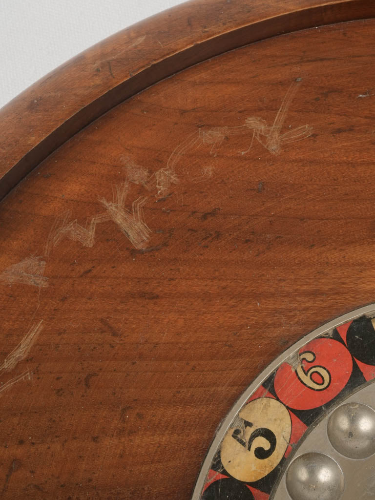 Original Mid-century Wooden Casino Relic