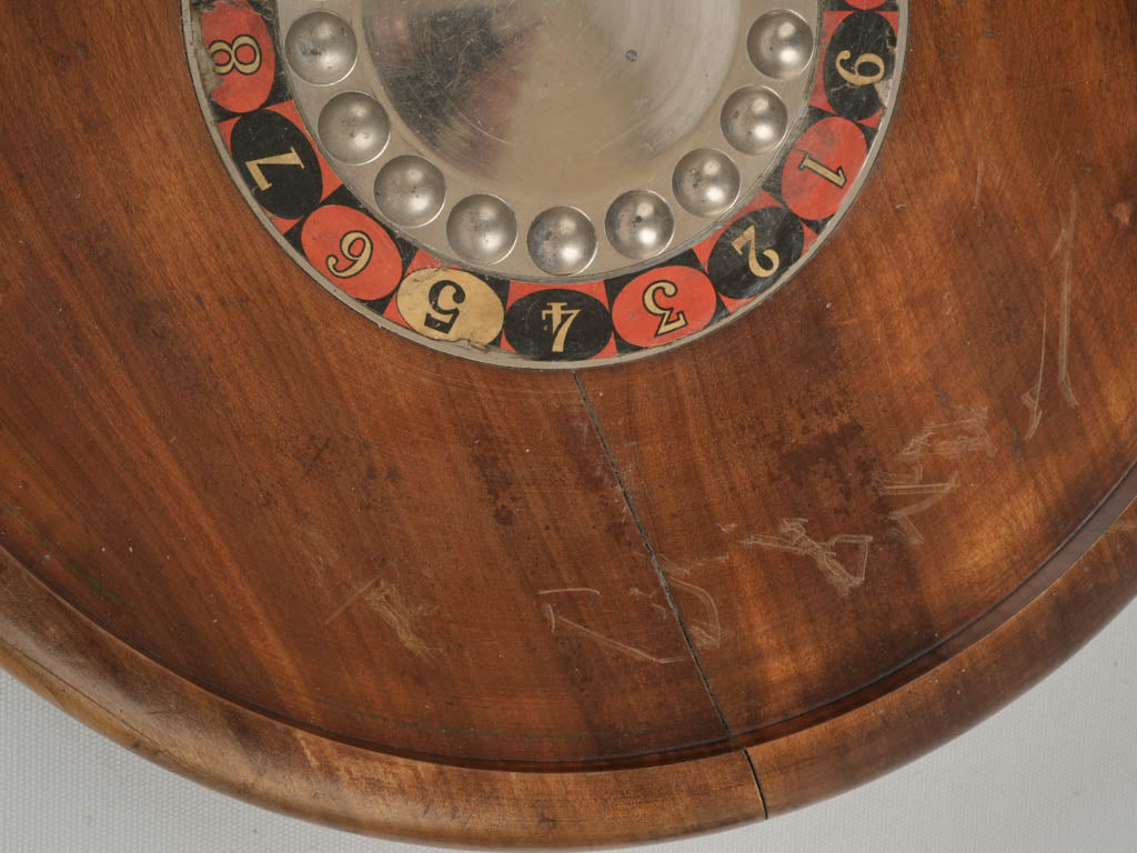 Charming Retro Salvaged Roulette Wheel