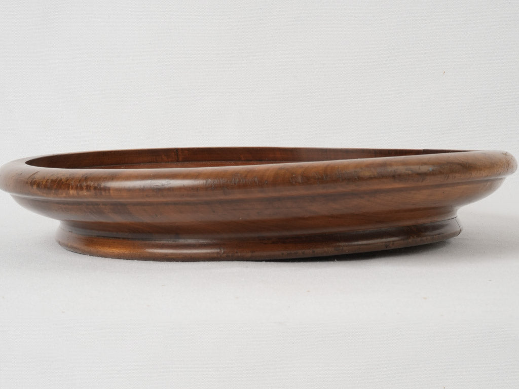 Aged Wooden Casino Roulette Wheel
