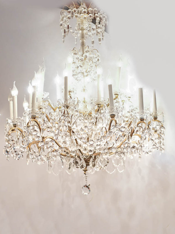 Rare French crystal chandelier