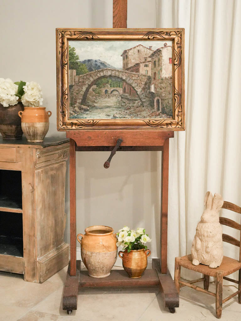 Quaint French village artwork