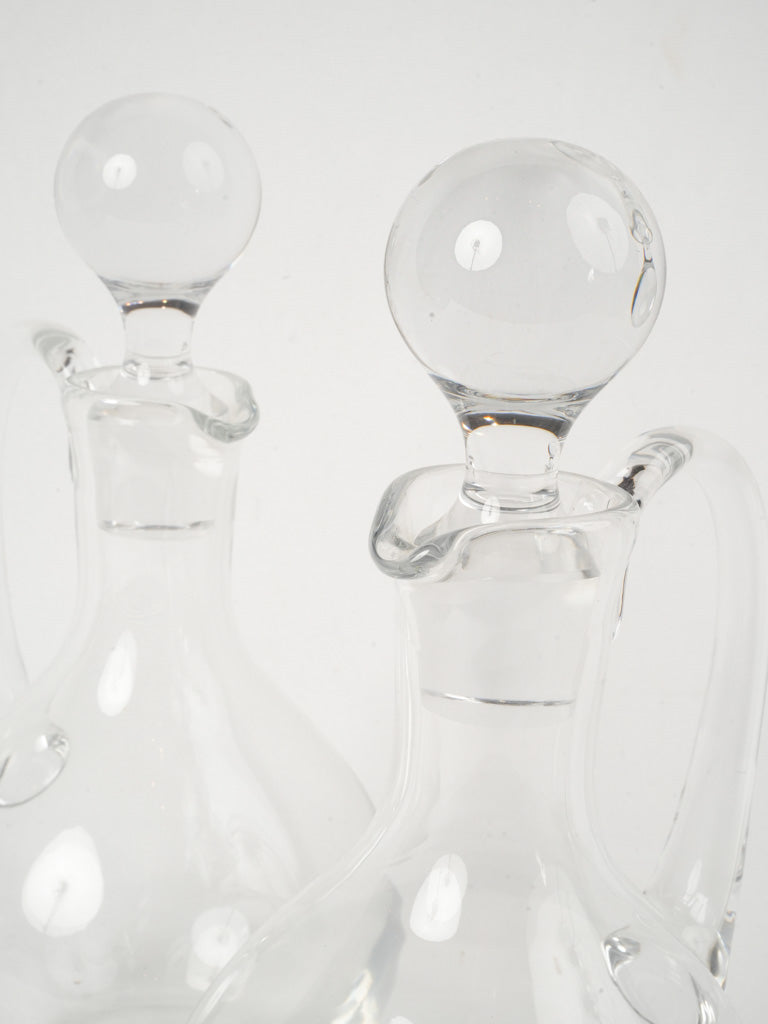 Exquisite Baccarat crystal vessels