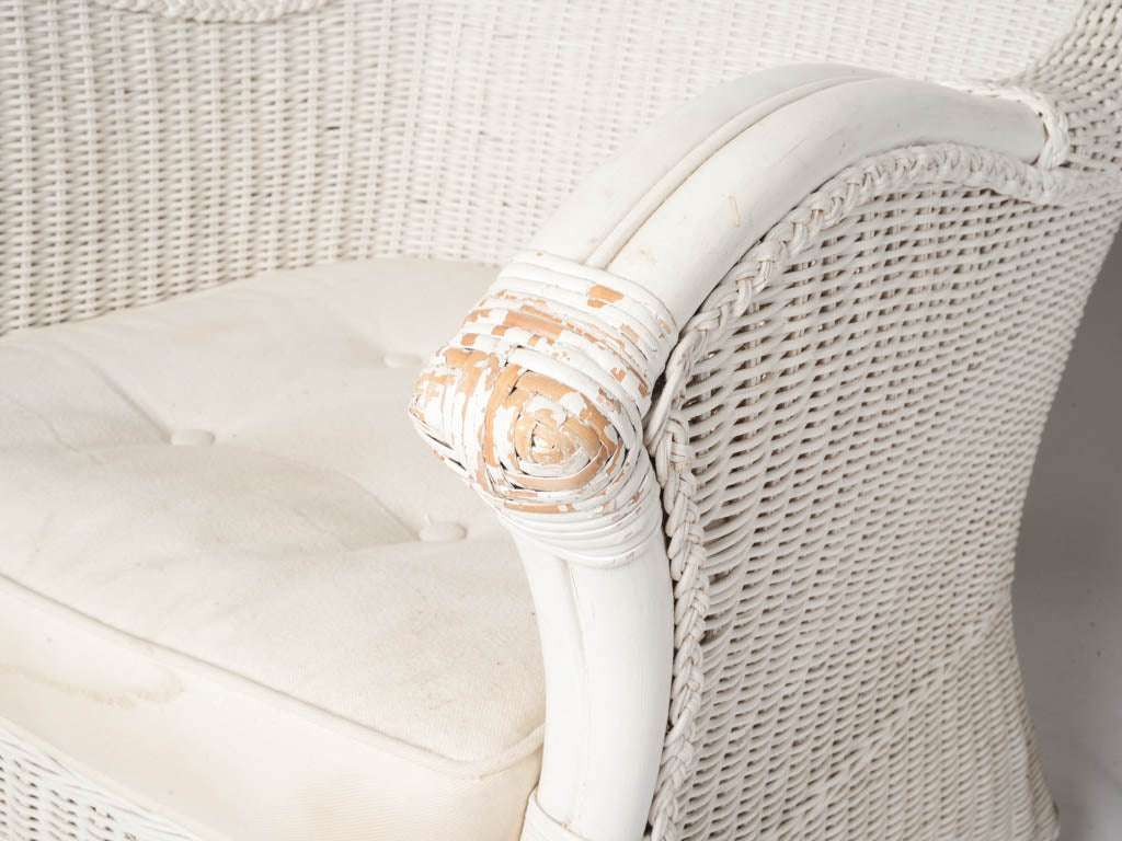 Light airy wicker sunroom chairs