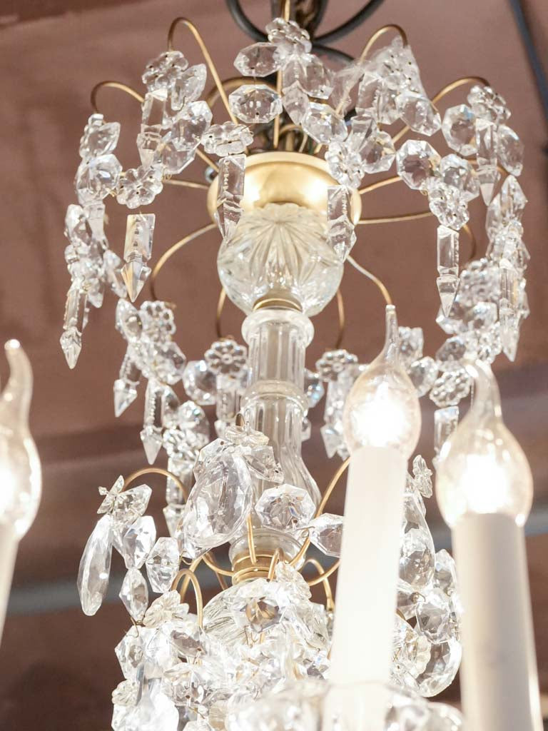 Elegant vintage bronze light fixture