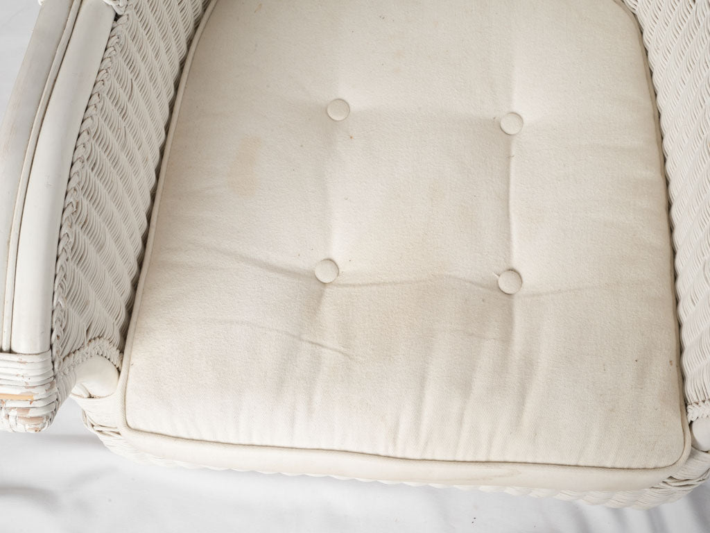 Handwoven tight weave chairs