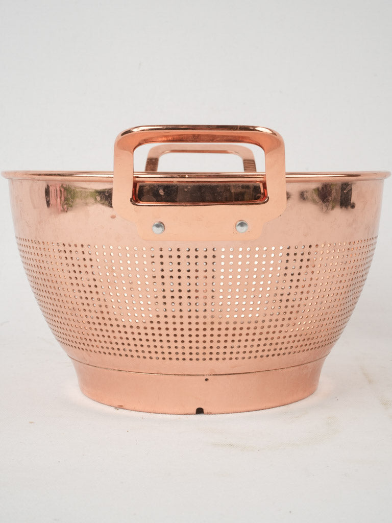 Functional, Vintage, Copper Colander