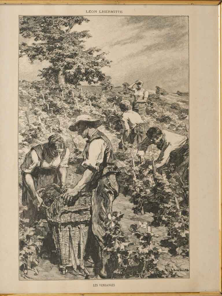 Ornate gold-framed art