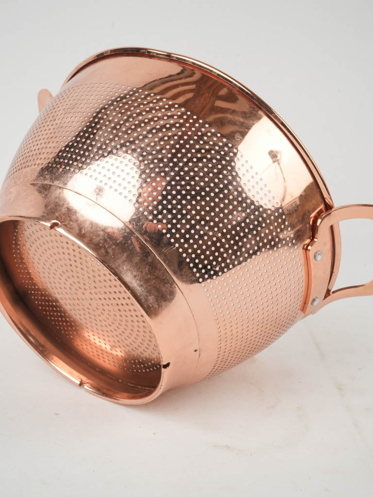 Sleek, Retro, Copper Strainer