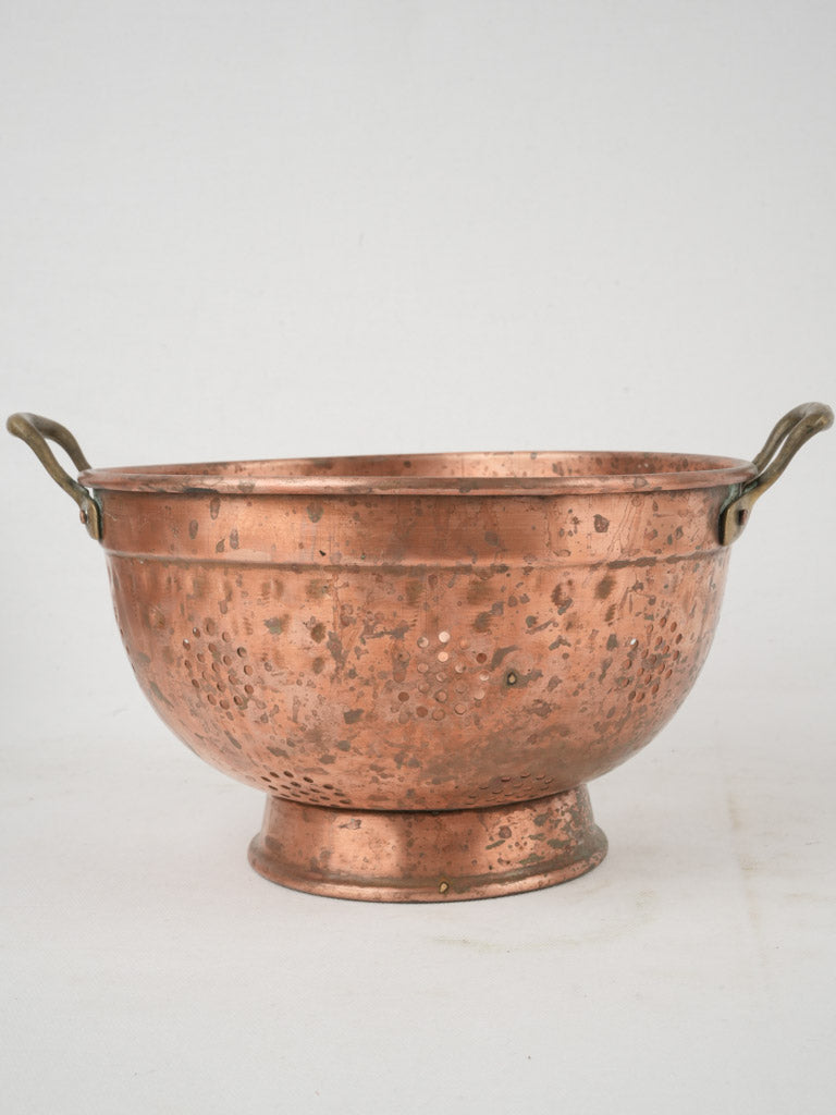 Antique Patina Copper Strainer