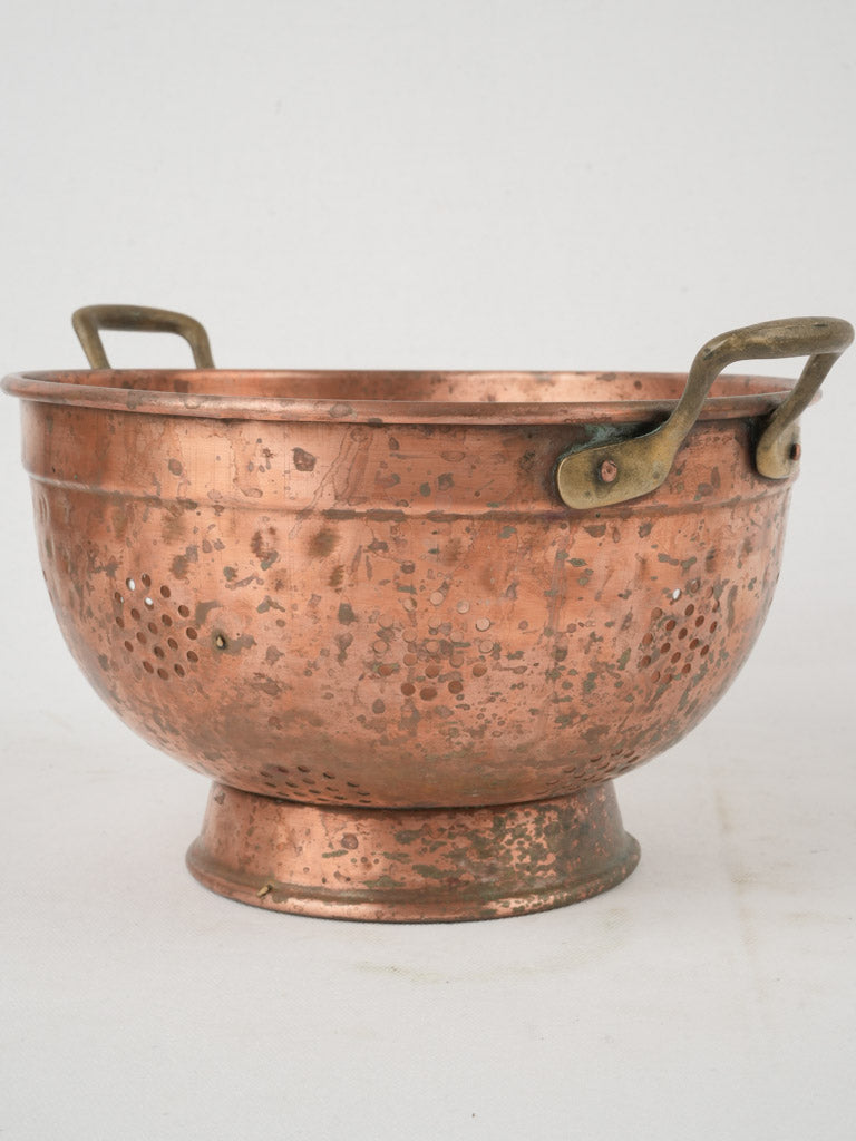 Vintage French Copper Colander
