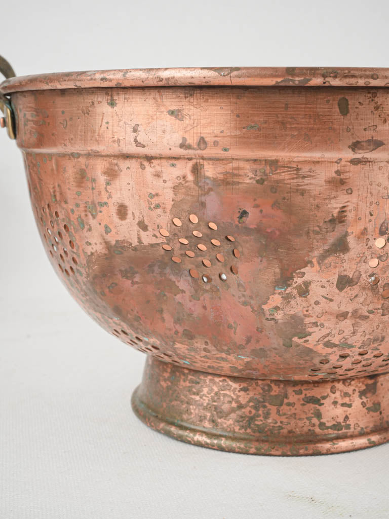 Weathered Copper Kitchen Strainer