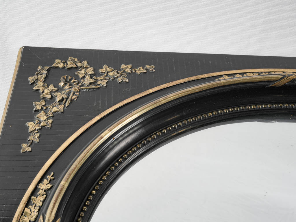 Ornate gilded ivy vine mirror