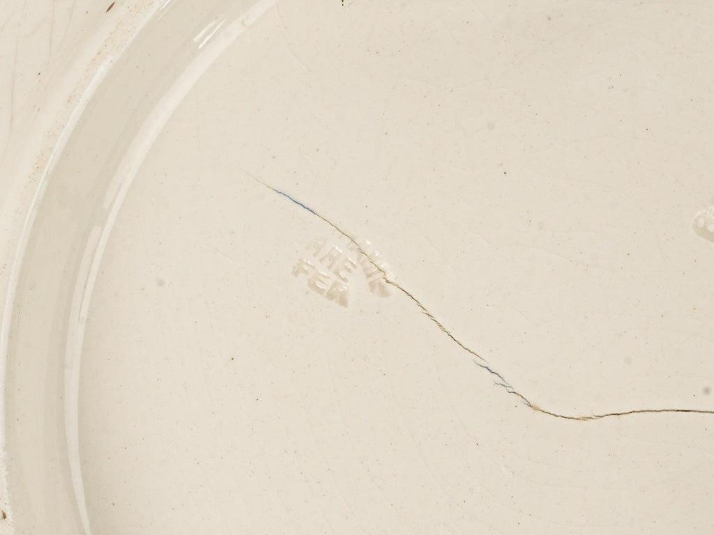 Bold relief grape and lemon plates