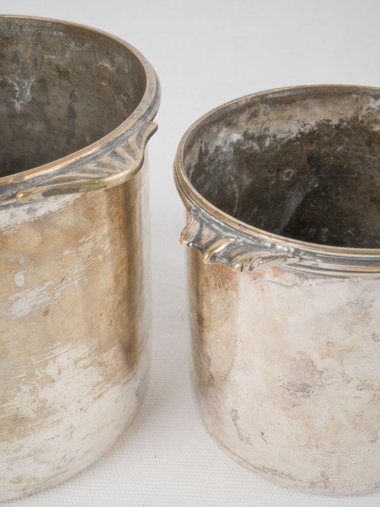 Historical silver-finished French barware piece
