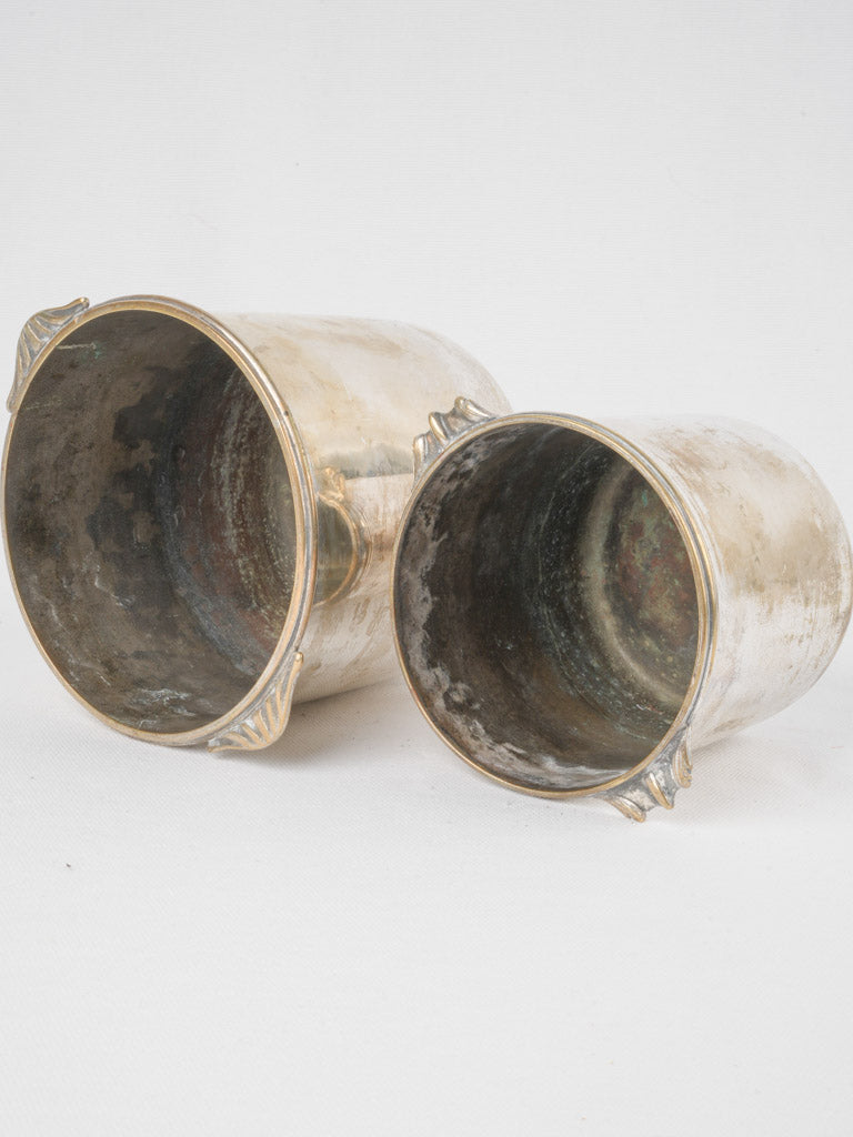 Timeless patina silver drink chiller