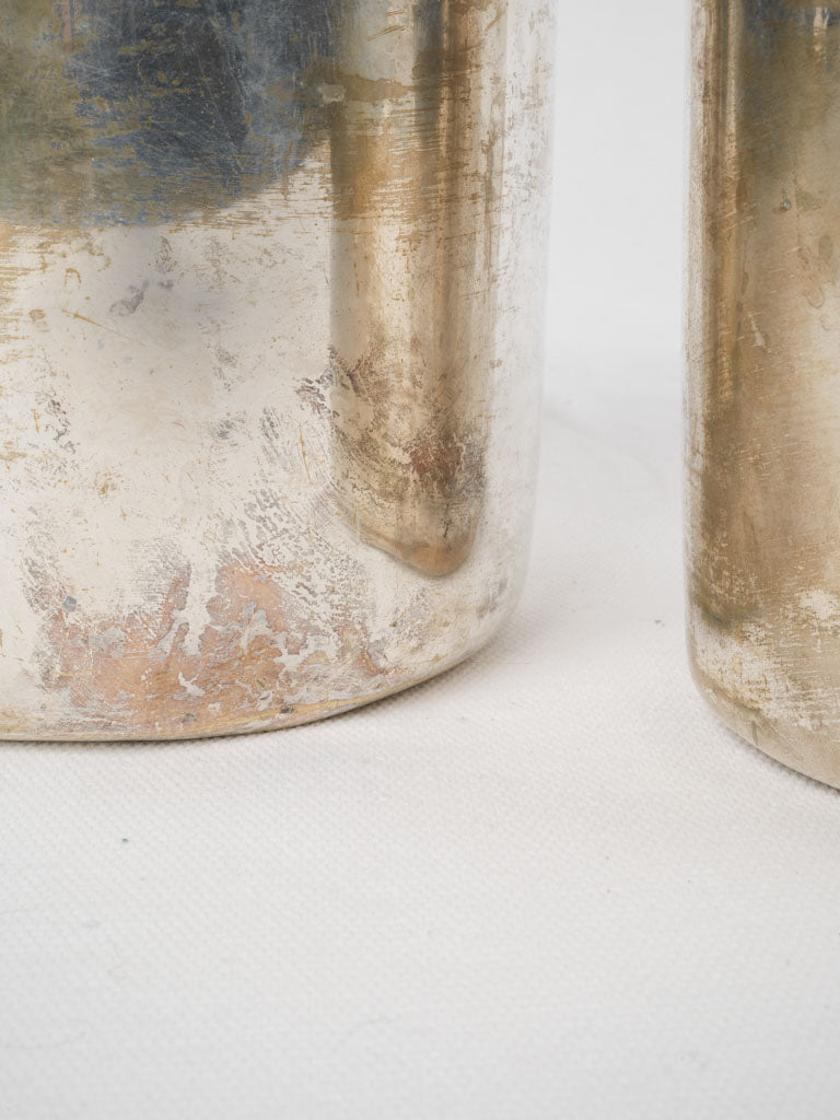 Parisian-style aged silver bar accessory