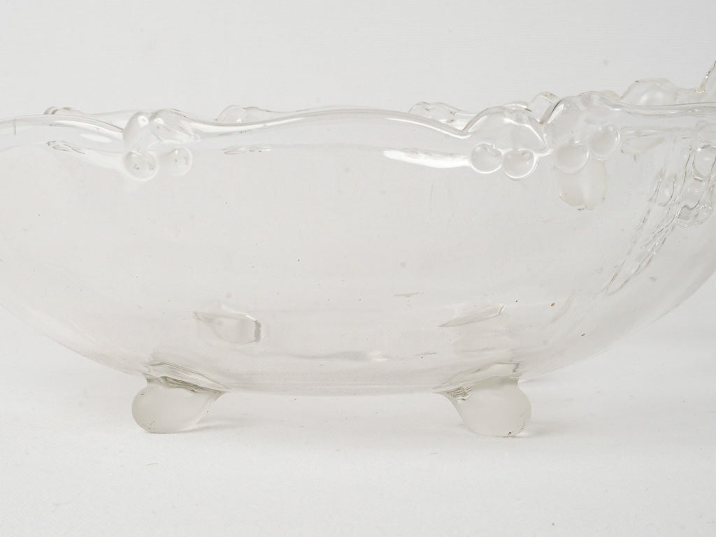 Classic Lalique-inspired fruit salad bowl