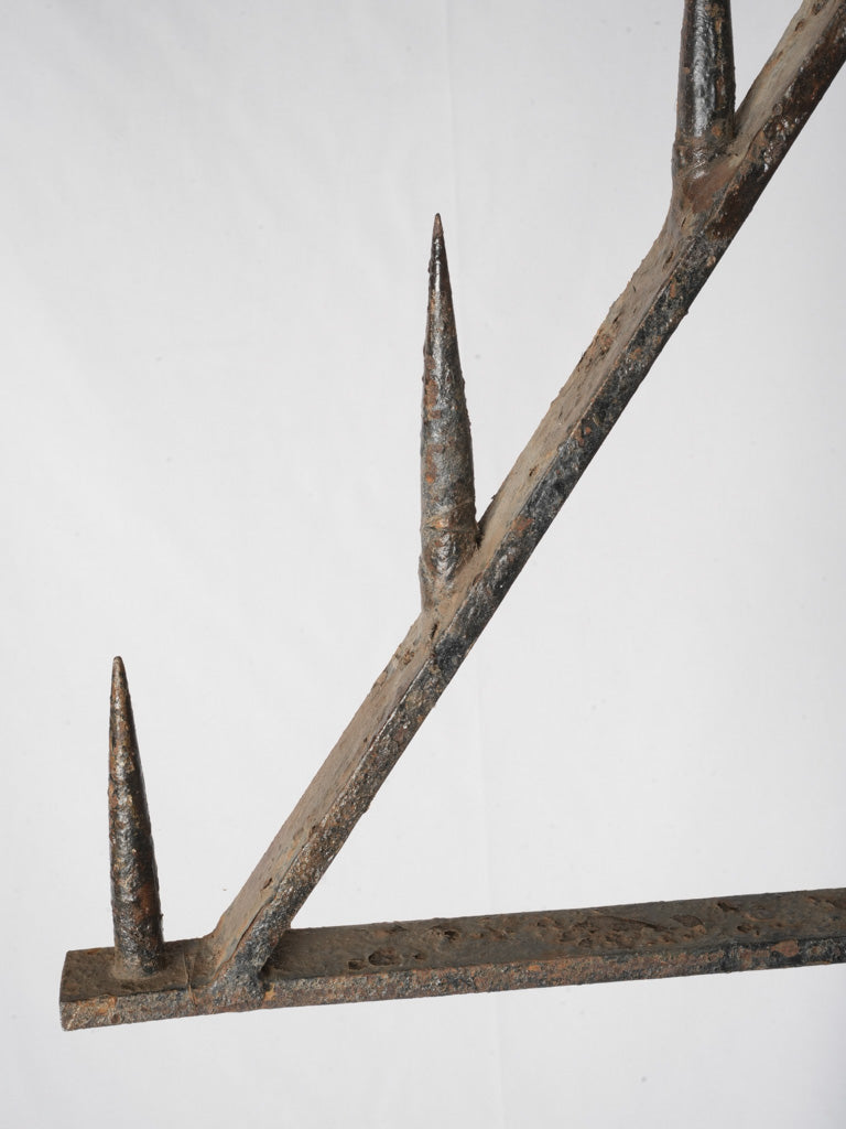 Antique Iron Floor-Standing Pricket Candlestand - 72"