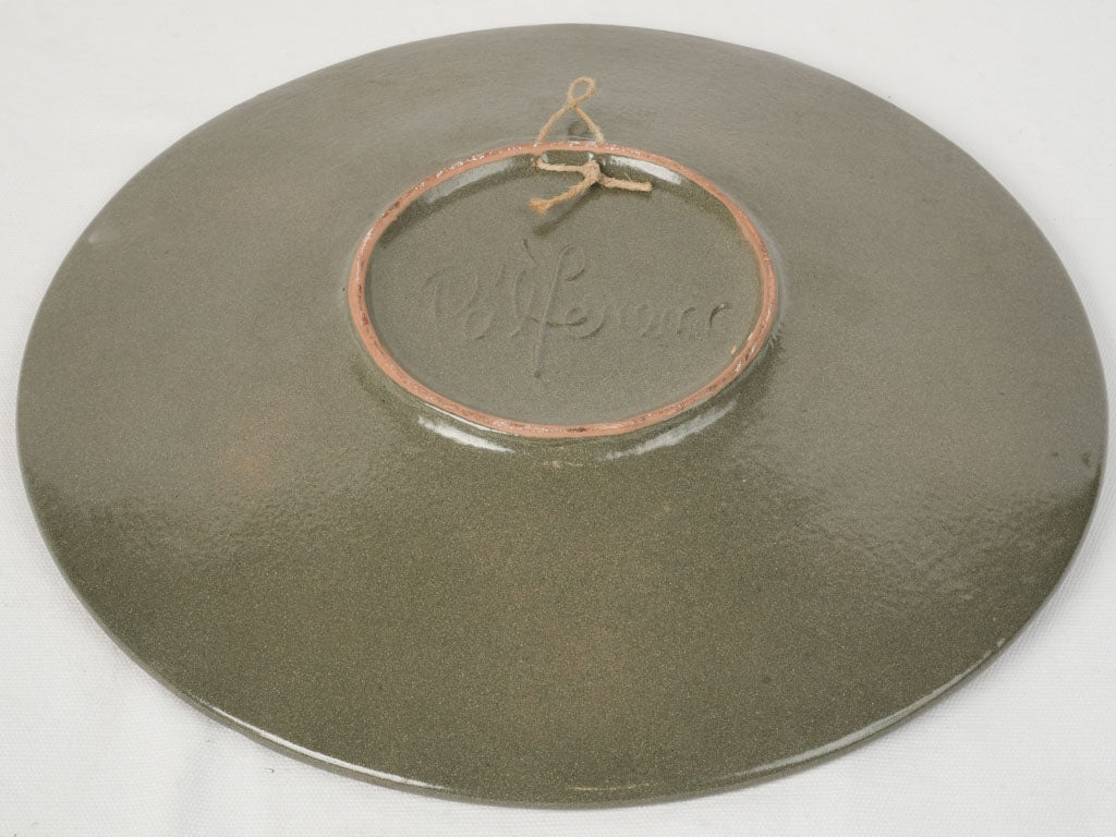 Emotive symbolic ceramic platter design