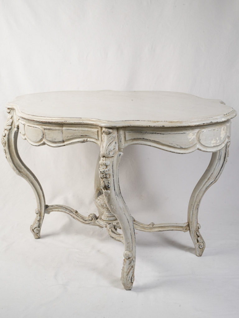 Early 20th Century French Rococo Revival Center Table w/ 2 Drawers - 51¼"
