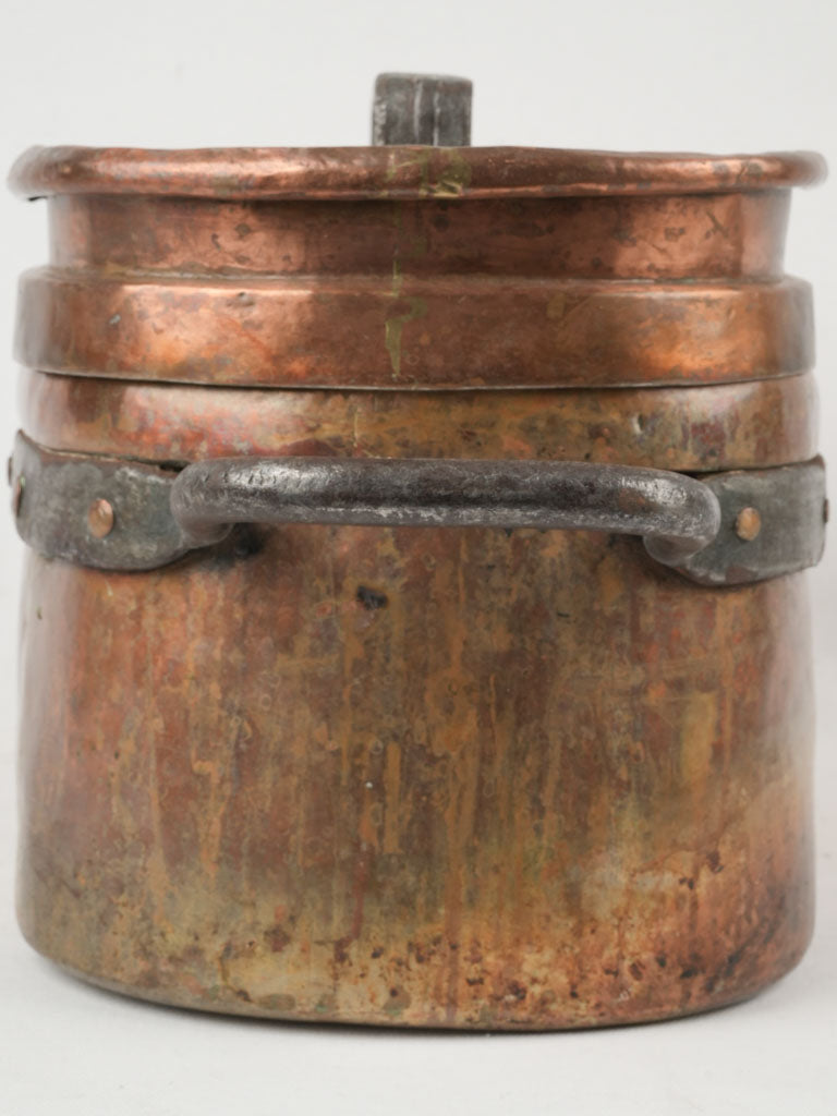 Aged, revered antique copper Daubiere