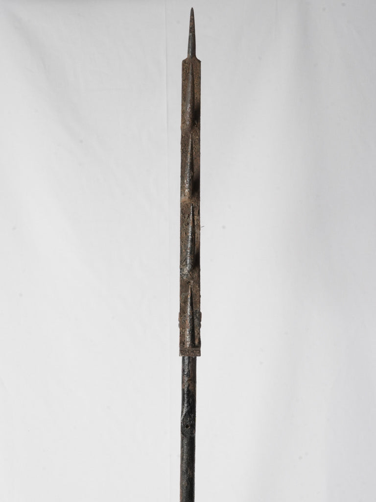 Antique Iron Floor-Standing Pricket Candlestand - 72"