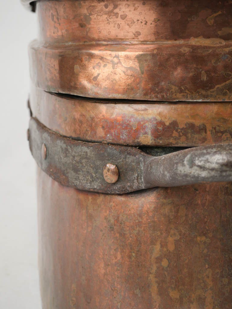 Well-used rustic copper Daubiere