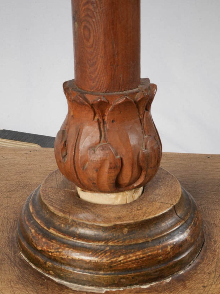 Timeless wood-carved fairground animal