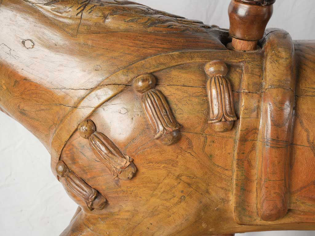 Lively detailed Sicilian carousel figure