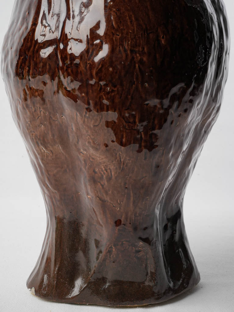 Mythical style ceramic vessel