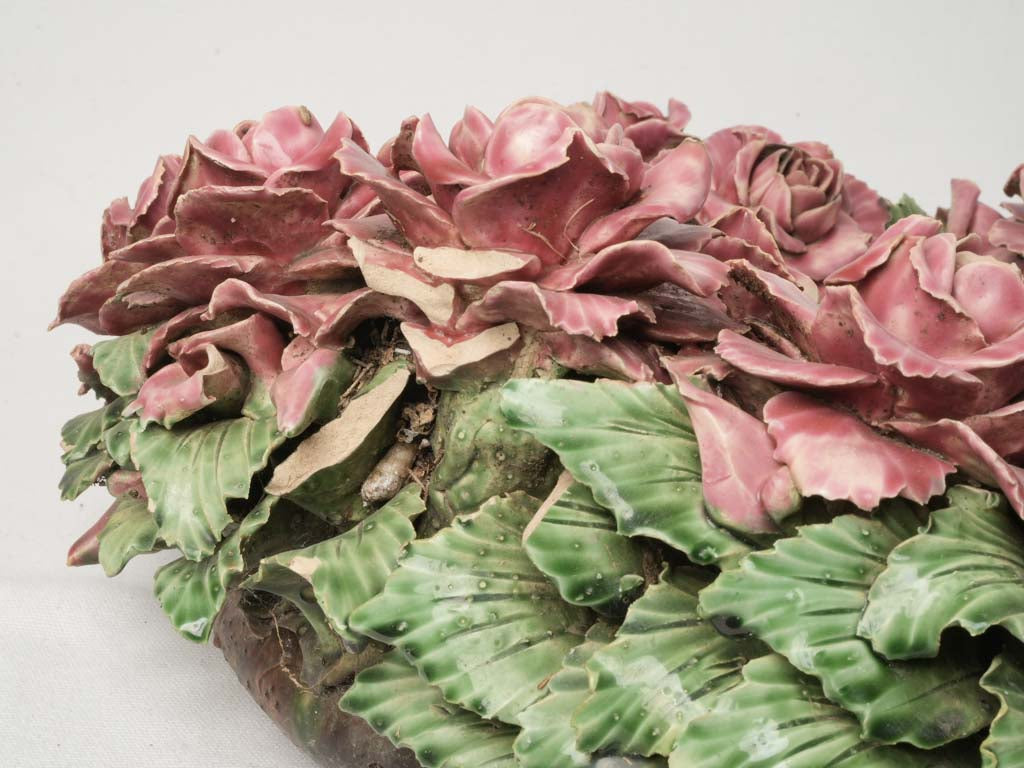 Artistic shabby chic wreath