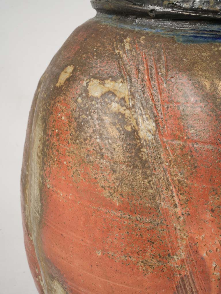 Rounded ancient style vase