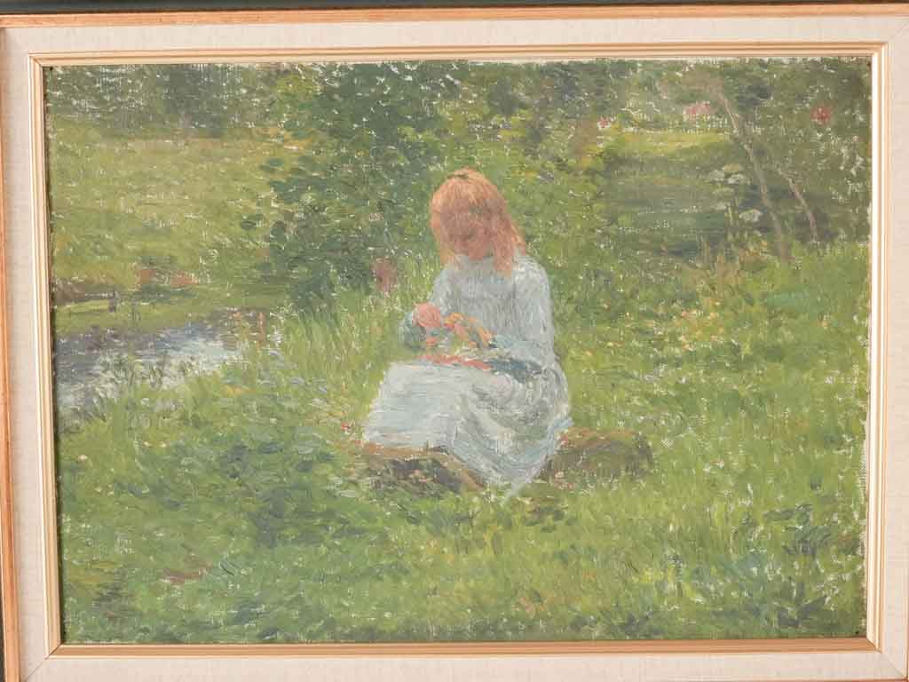 Detailed Lecomte artwork with vintage frame