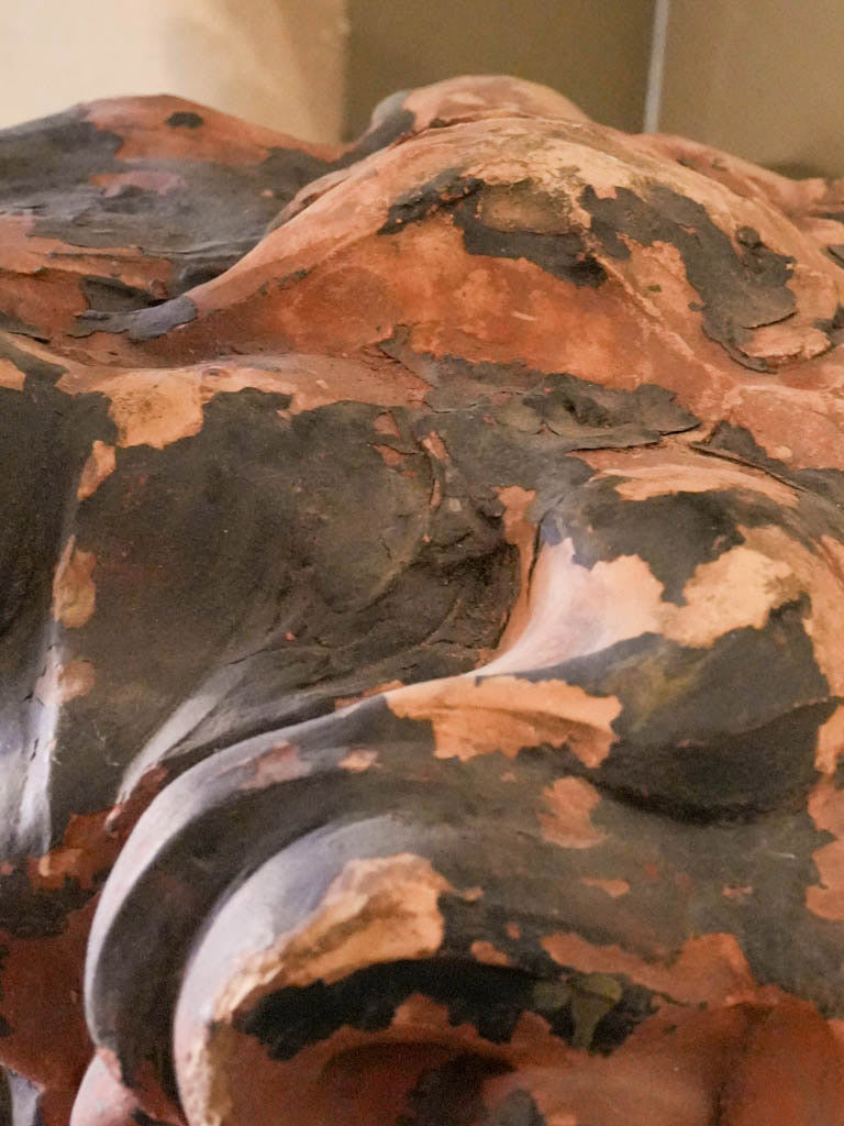 Sculptural Historic Terracotta Face