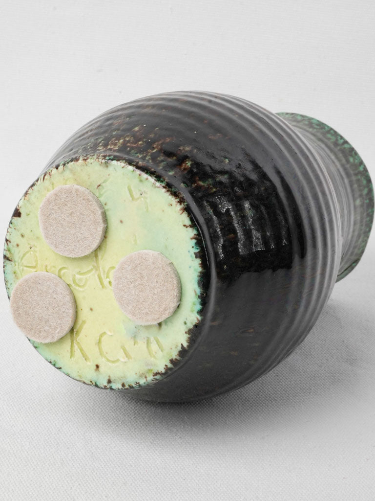 Elegant patina art vase