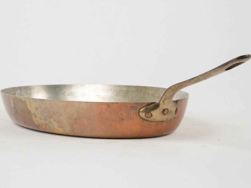 Provenance-inspired copper gourmet sauté pan