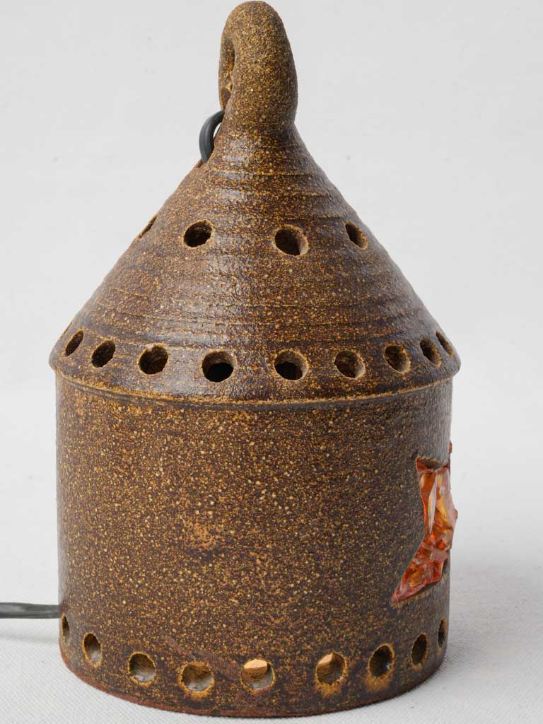 Compact retro ceramic lantern