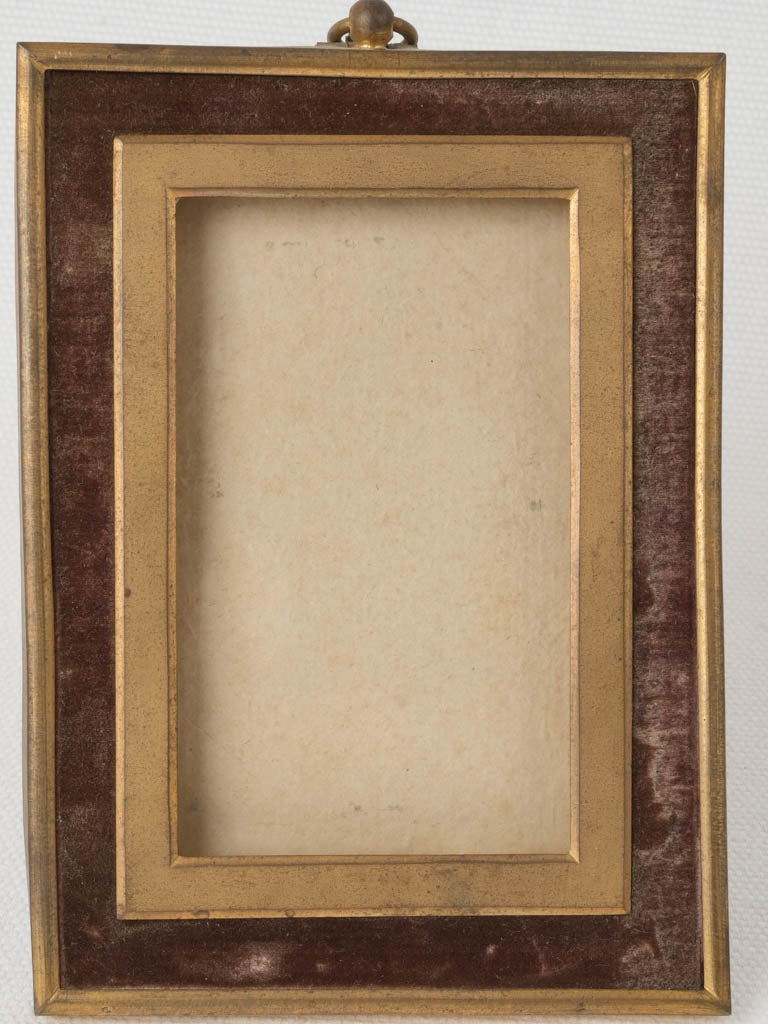 Rustic vintage French portrait photo frame