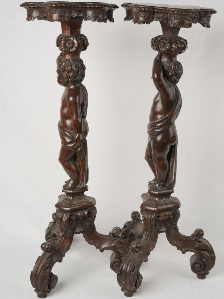 Luxurious patina-rich decorative fixtures