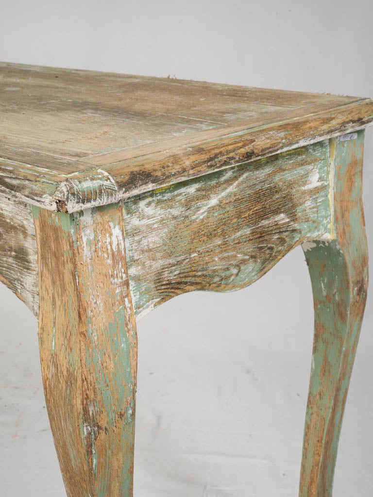 Vintage French Louis XV Style Oak Console Table - 59"