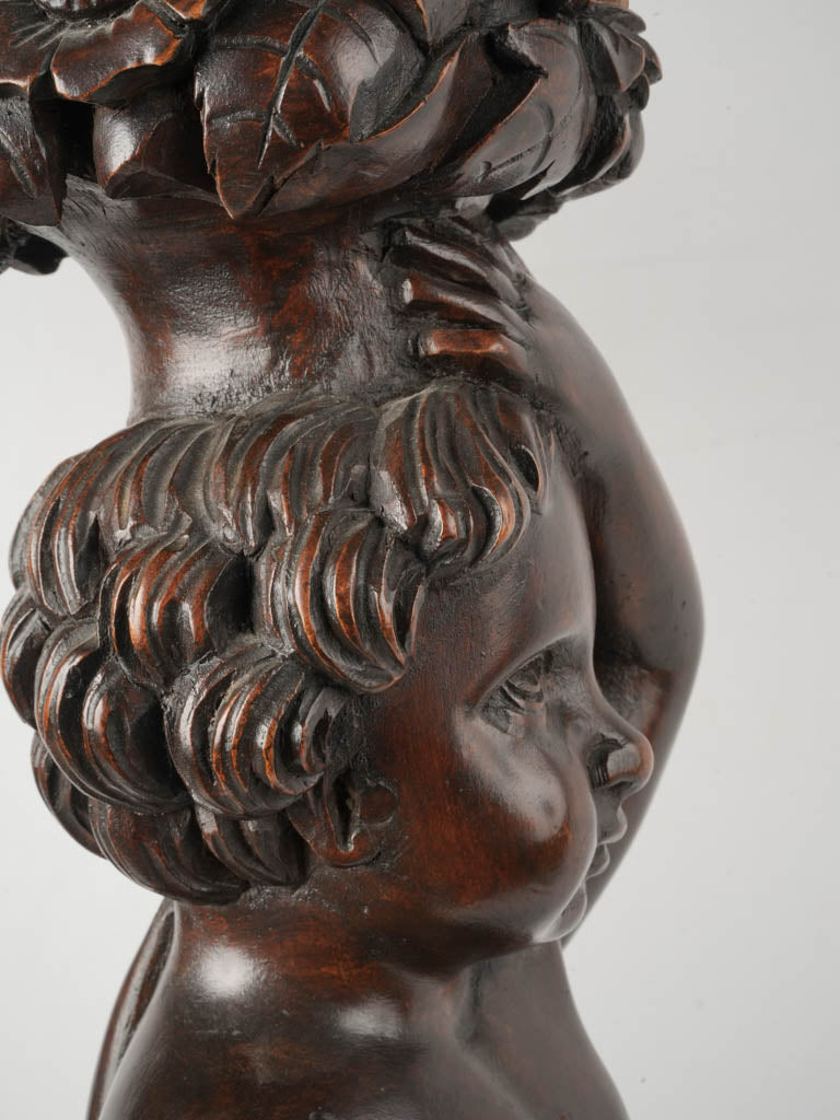 Playful exuberant allegorical design pedestals