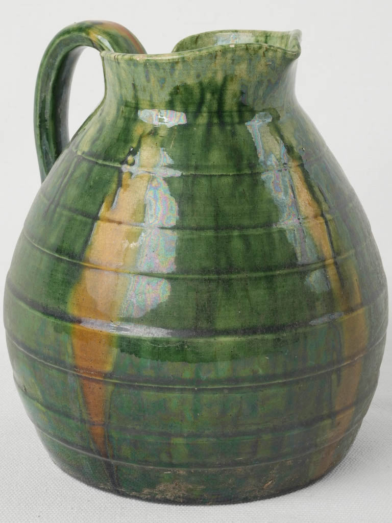 Vintage Provençal Pottery Pitcher