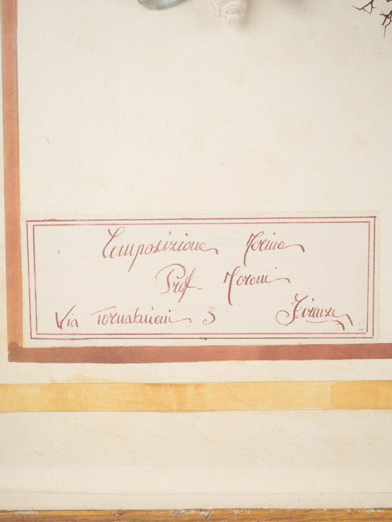 Poetic Mid-20th-Century Italian Marine Composition - 40¼" x 29½"