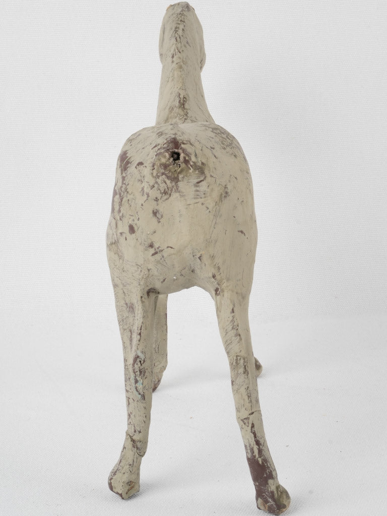 Antique Small Papier Mâché Horse Figurine