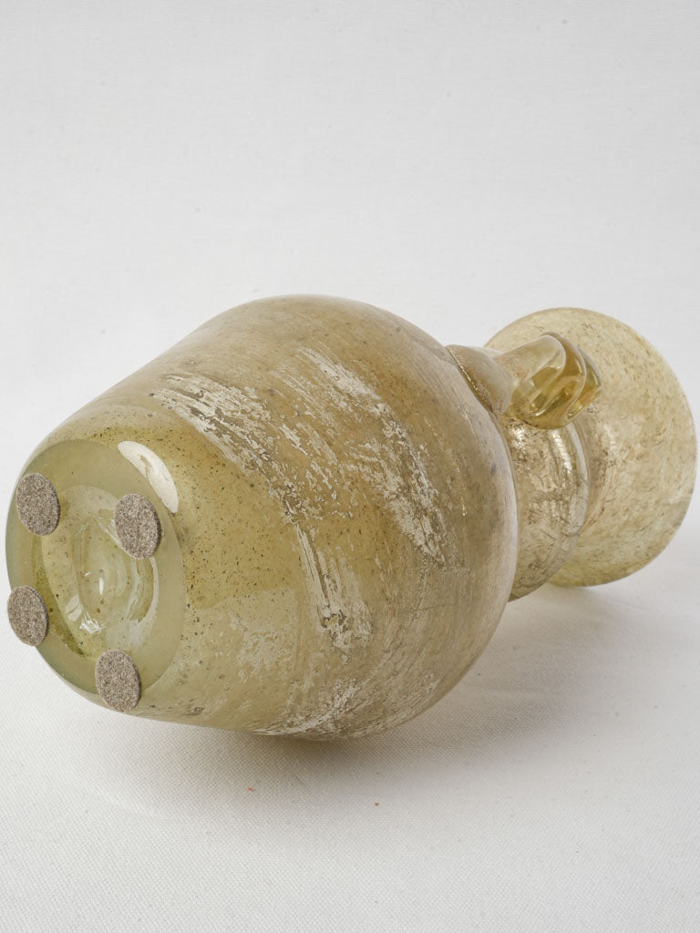 Weathered antique-style scavo vase