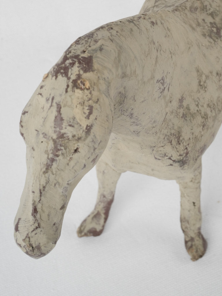 Classic Rustic Papier Mâché Toy Horse