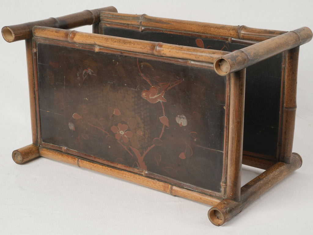 Serene minimalist bamboo table