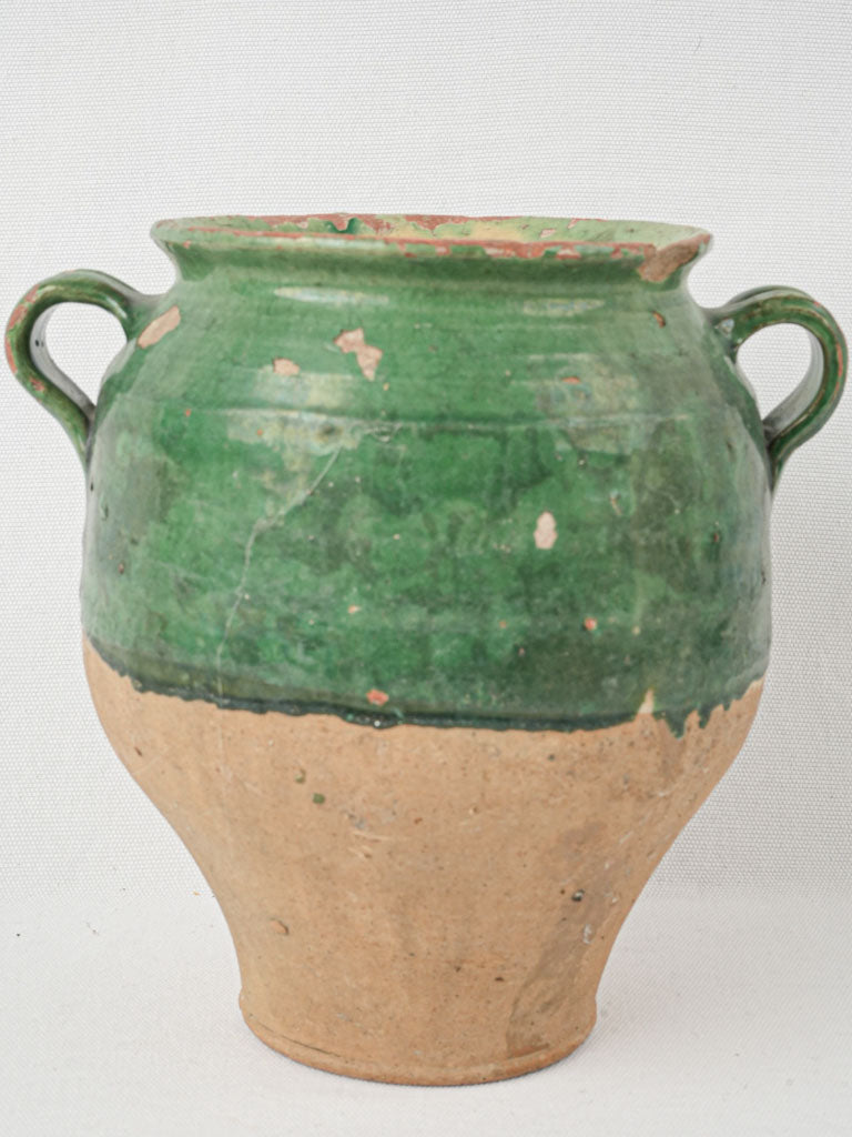 Aged rustic clay kitchenware